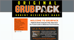 Desktop Screenshot of grubpack.com